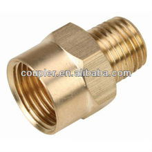 1/4" Male X 3/8" Female Brass Pipe Reducer